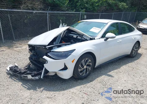 2023 Hyundai Sonata Hybrid Blue z USA, uszkodzony, nr VIN KMHL24JJ4PA083549